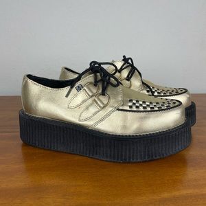 Gold and black T.U.K. Creepers